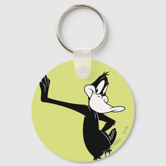 DAFFY DUCK™ Leaning Against a Wall Sleutelhanger (Voorkant)