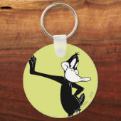 DAFFY DUCK™ Leaning Against a Wall Sleutelhanger (Voorkant)