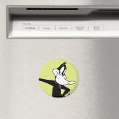 DAFFY DUCK™ Leanking against a Wall Magneet (Insitu (Vaatwasser))