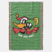 DAFFY DUCK™ & MARVIN MARTIAN™ "Ho Ho Ho!" Deken (Voorkant Verticaal)