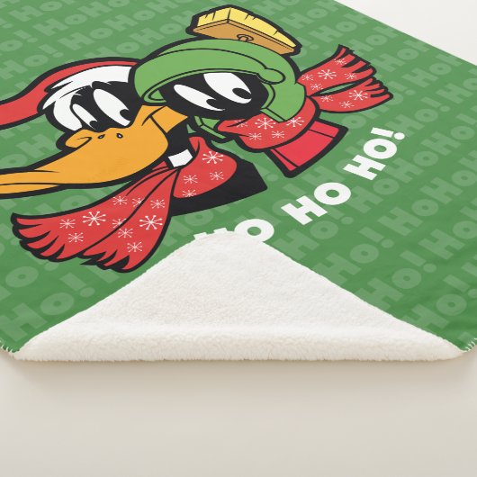 DAFFY DUCK™ & MARVIN MARTIAN™ "Ho Ho Ho!" Sherpa Deken (3/4)