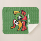 DAFFY DUCK™ & MARVIN MARTIAN™ "Ho Ho Ho!" Sherpa Deken (Voorkant (horizontaal))