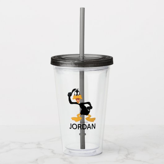 DAFFY DUCK™ met een geweldig idee Acryl Drinkbeker (Voorkant)