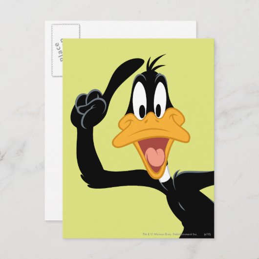 DAFFY DUCK™ met een geweldig idee Briefkaart (Voorkant / Achterkant)