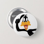 DAFFY DUCK™ met een geweldig idee Ronde Button 5,7 Cm (Voorkant /achterkant)