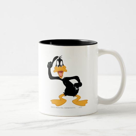 DAFFY DUCK™ met een geweldig idee Tweekleurige Koffiemok (Rechts)