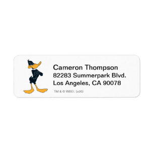 DAFFY DUCK™ met gekruiste armen 2 Etiket