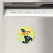DAFFY DUCK™ met gekruiste armen Magneet (Insitu (Vaatwasser))