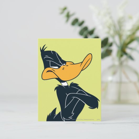 DAFFY DUCK™ met wapengewas Briefkaart (Staand voorkant)