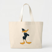 DAFFY DUCK™ met wapengewas Grote Tote Bag (Voorkant)