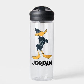 DAFFY DUCK™ met wapengewas | Jouw namen toevoegen Waterfles