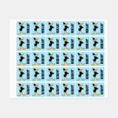 DAFFY DUCK™ met wapengewas Labels (Vel)