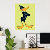 DAFFY DUCK™ met wapengewas Poster (Thuiskantoor)