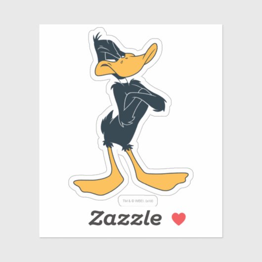 DAFFY DUCK™ met wapengewas Sticker (Vel)