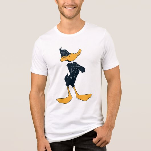 DAFFY DUCK™ met wapengewas Tri-Blend Shirt (Voorkant)