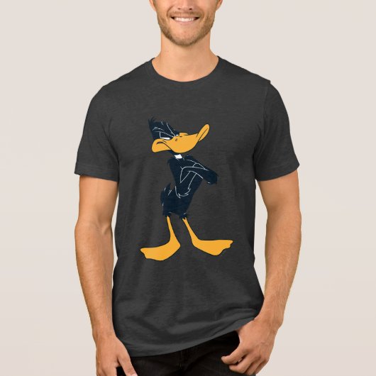 DAFFY DUCK™ met wapengewas Tri-Blend Shirt (Voorkant)
