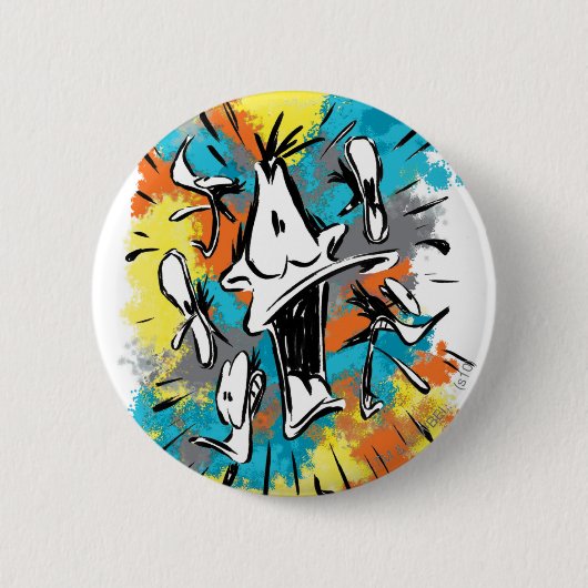 DAFFY DUCK™ Oh My Quaaak Ronde Button 5,7 Cm (Voorkant)