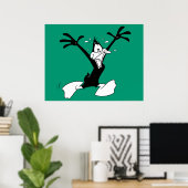 DAFFY DUCK™ Opgewonden Poster (Thuiskantoor)