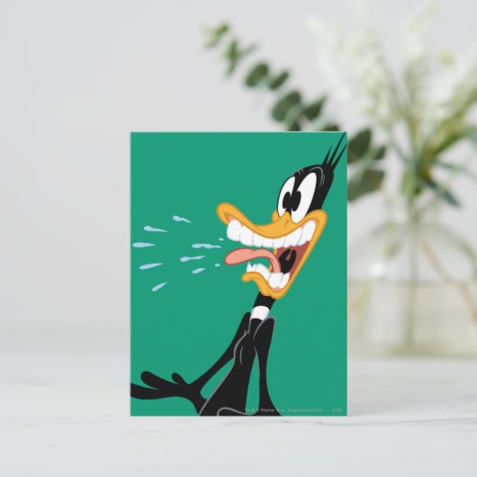 DAFFY DUCK™ Scared Briefkaart (Staand voorkant)