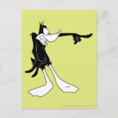 DAFFY DUCK™ Shocked and Pointing Briefkaart (Voorkant)
