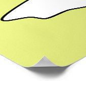 DAFFY DUCK™ Shocked and Pointing Poster (Hoek)