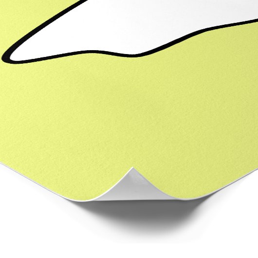 DAFFY DUCK™ Shocked and Pointing Poster (Hoek)