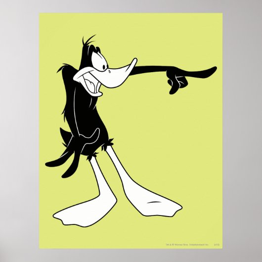 DAFFY DUCK™ Shocked and Pointing Poster (Voorkant)