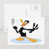 DAFFY DUCK™ Singing Briefkaart (Voorkant / Achterkant)