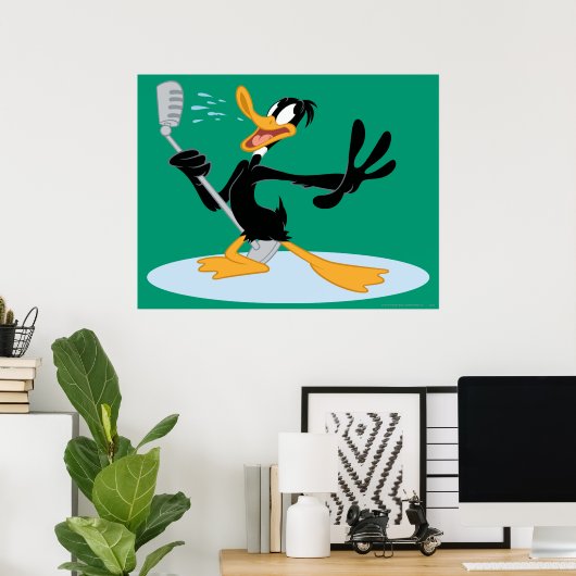 DAFFY DUCK™ Singing Poster (Thuiskantoor)