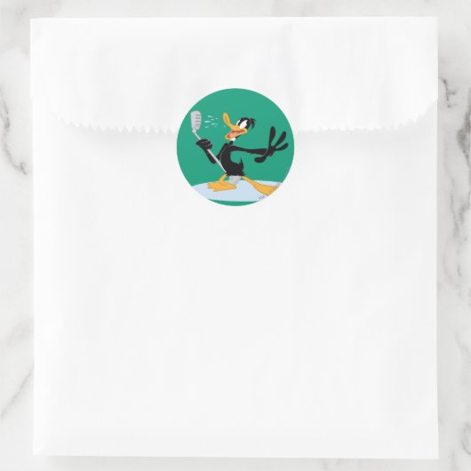 DAFFY DUCK™ Singing Ronde Sticker (Tas)