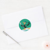 DAFFY DUCK™ Singing Ronde Sticker (Envelop)