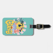 DAFFY DUCK™ Surfing - Gnarly Bagagelabel (Voorkant horizontaal)