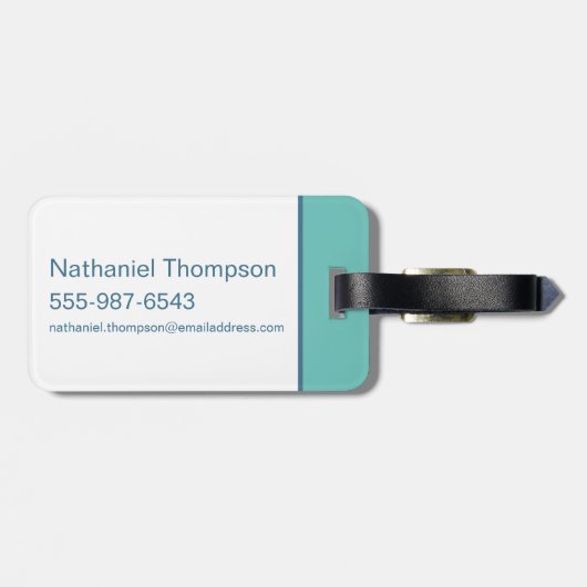 DAFFY DUCK™ Surfing - Gnarly Bagagelabel (Achterkant horizontaal)