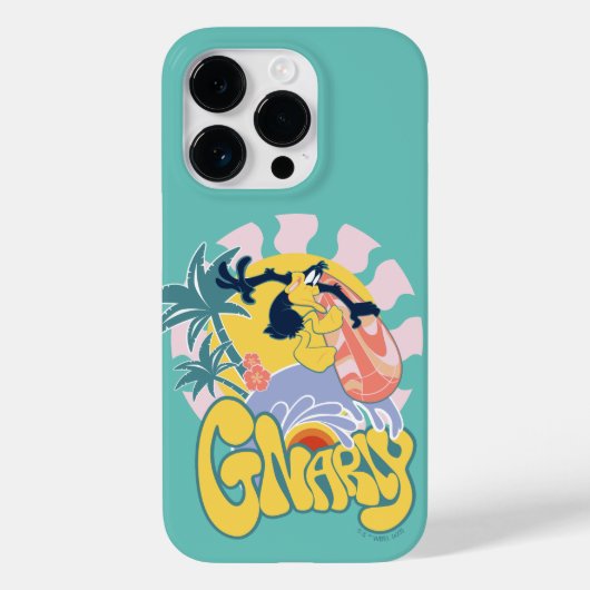 DAFFY DUCK™ Surfing - Gnarly Case-Mate iPhone Case (Achterkant)