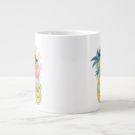 DAFFY DUCK™ Surfing - Gnarly Grote Koffiekop (Voorkant)