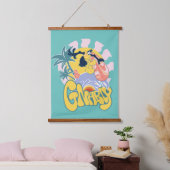 DAFFY DUCK™ Surfing - Gnarly Hangend Wandkleed (Slaapkamer)