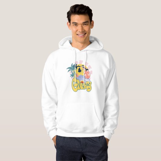 DAFFY DUCK™ Surfing - Gnarly Hoodie (Voorkant volledig)