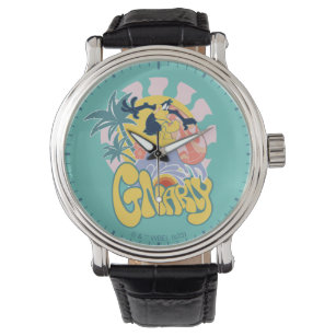 DAFFY DUCK™ Surfing - Gnarly Horloge