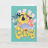 DAFFY DUCK™ Surfing - Gnarly Kaart (Voorkant)