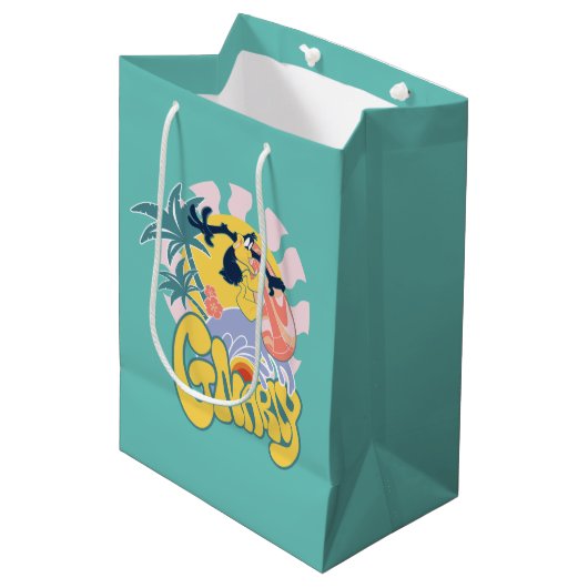 DAFFY DUCK™ Surfing - Gnarly Medium Cadeauzakje (Voorkant Gekanteld)