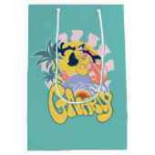 DAFFY DUCK™ Surfing - Gnarly Medium Cadeauzakje (Achterkant)