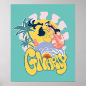 DAFFY DUCK™ Surfing - Gnarly Poster (Voorkant)