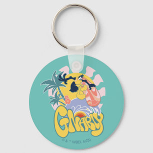 DAFFY DUCK™ Surfing - Gnarly Sleutelhanger