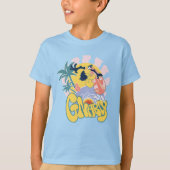 DAFFY DUCK™ Surfing - Gnarly T-shirt (Voorkant)