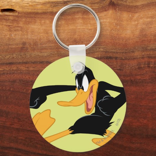 DAFFY DUCK™ Swinging a Punch Sleutelhanger (Voorkant)