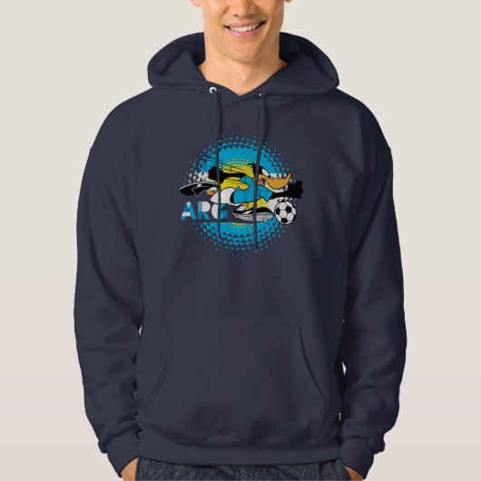 DAFFY DUCK™ Team Argentina Soccer Graphic Hoodie (Voorkant)