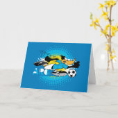 DAFFY DUCK™ Team Argentina Soccer Graphic Kaart (Gele Bloem)