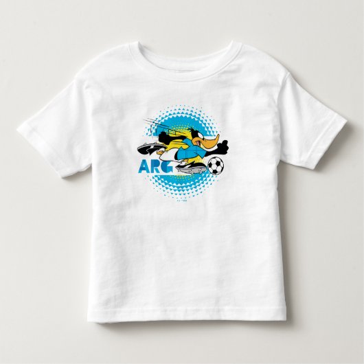 DAFFY DUCK™ Team Argentina Soccer Graphic Kinder Shirts (Voorkant)