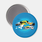 DAFFY DUCK™ Team Argentina Soccer Graphic Magneet (Voorkant / Achterkant)