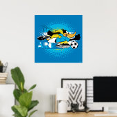 DAFFY DUCK™ Team Argentina Soccer Graphic Poster (Thuiskantoor)